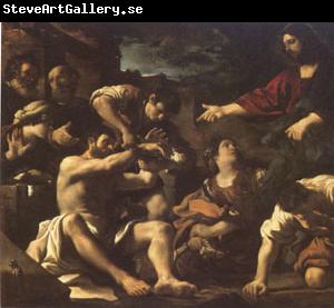 Giovanni Francesco Barbieri Called Il Guercino The Raising of Lazarus (mk05)